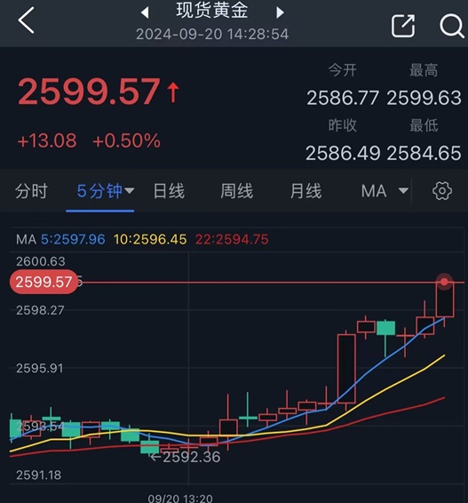 黄金金价最新行情今日解析